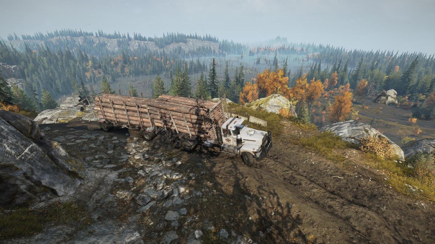 Transportând lemne către ținuturile mlăștinoase